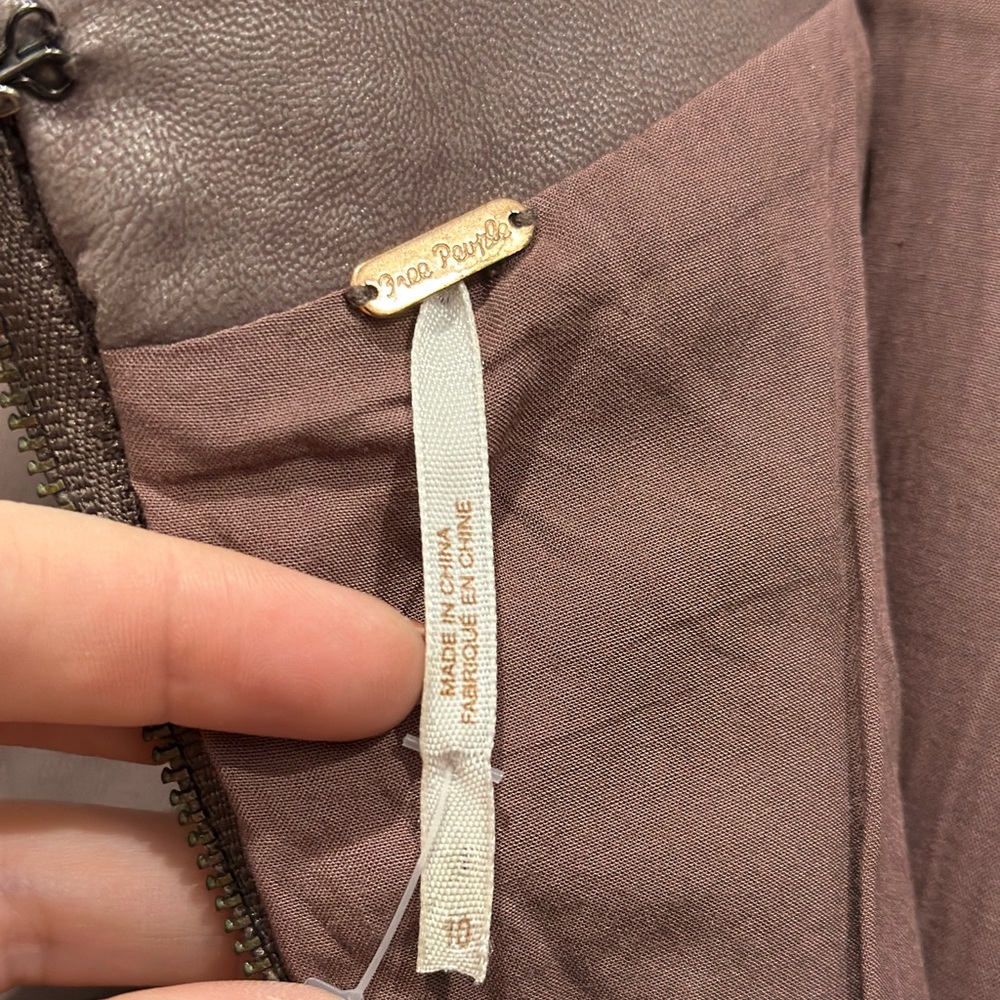 Mauve Free People Mini Skirt - Picture 5 of 5